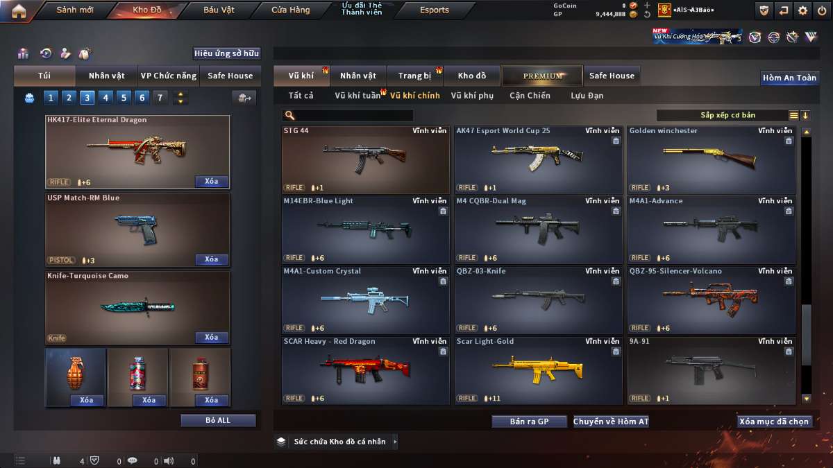 shop acc cf uy tin gia re